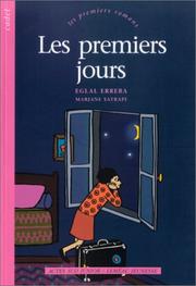 Cover of: Les Premiers Jours by Eglal Errera, Marjane Satrapi