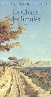 Cover of: Le Chant des limules