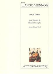 Cover of: Tango viennois nouvelle édition by Peter Turrini
