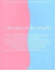 Cover of: Des duos et des couples