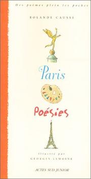 Cover of: Paris : Poésies