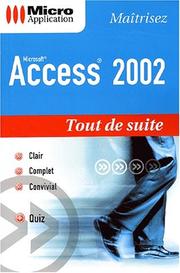 Access 2002 by Alain Mathieu, Dominique Lerond