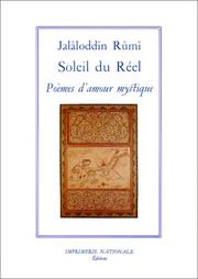 Cover of: Soleil du réel  by Rumi (Jalāl ad-Dīn Muḥammad Balkhī), Christian Jambet