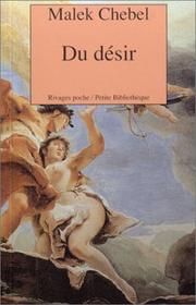 Cover of: Du désir