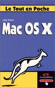 Cover of: Mac OS X by Loïc Fieux