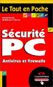 Cover of: Sécurité PC by Arman Danesh, Ali Mehrassa