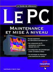 Cover of: Le PC by Scott Mueller, Mark E. Soper