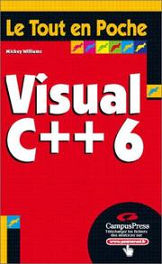 Visual C++ 6 by Mickey Williams