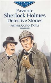 Cover of: Favorite Sherlock Holmes detective stories by Arthur Conan Doyle