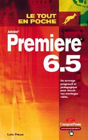 Cover of: Premiere 6.5 by Loïc Fieux