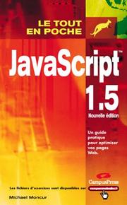 Cover of: JavaScript, nouvelle édition