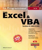 Excel & VBA by Mikaël Bidault