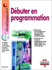 Cover of: Débuter en programmation