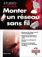 Cover of: Monter un réseau sans fil