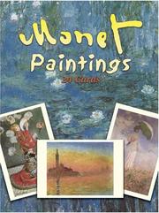 Cover of: Monet Paintings: 24 Art Cards