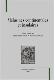 Cover of: Mélusines continentales et insulaires