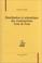 Cover of: Distribution et sémantique des constuctions Nom de Nom