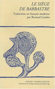 Cover of: Siege de barbastre (le).
