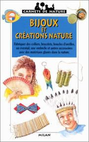 Cover of: Bijoux et créations nature