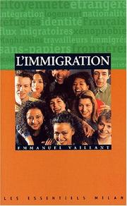 Cover of: L'Immigration