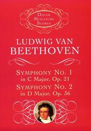 Cover of: Symphony No. 1 & No. 2 by Ludwig van Beethoven