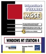 Cover of: Windows NT Station 4.0 - Préparation à l'examen 70-073 - en français / in french by José Dordoigne
