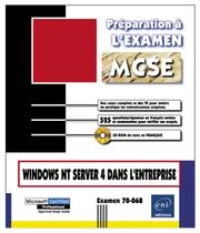 Cover of: Windows NT Server 4 dans l'Entreprise, collection Preparation a l'examen MCSE, in french, en francais