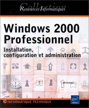 Cover of: Windows 2000 professionnel  by José Dordoigne