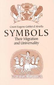 Cover of: Symbols by Goblet d'Alviella, Eugène comte