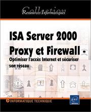 Cover of: ISA Server 2000