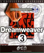 Cover of: Dreamweaver 3 - Excel graphisme by Lowery