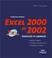 Cover of: Excel 2000 et 2002 