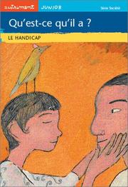 Cover of: Qu'est-ce qu'il a ?  by Vanessa Rubio, Patrice Favaro, Natali Fortier
