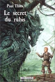 Cover of: Secret du rubis