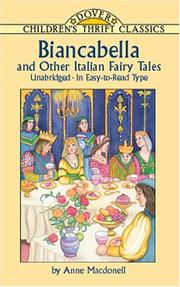Cover of: Biancabella and other Italian fairy tales