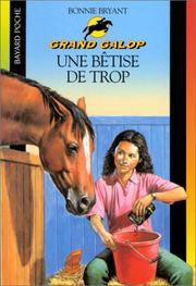 Cover of: Une bêtise de trop