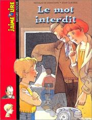 Cover of: Le Mot interdit