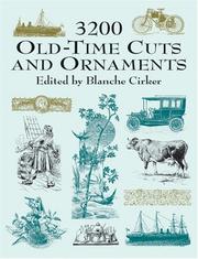 Cover of: 3200 Old-Time Cuts and Ornaments