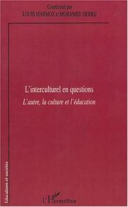 Cover of: L'Interculturel En Questions by Louis Marmoz