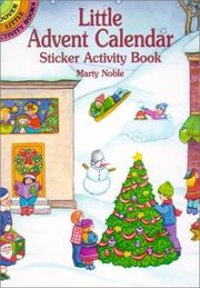 Cover of: Little Advent Calendar Sticker Activity Book