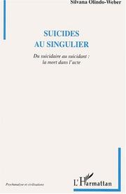 Cover of: Suicides au singulier