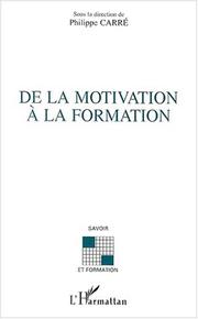 Cover of: De la motivation a la formation