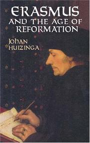 Cover of: Erasmus and the Age of Reformation by Johan Huizinga