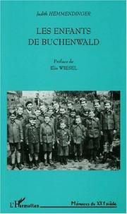 Les enfants de buchenwald by Judith Hemmendinger