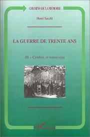 Cover of: La Guerre de trente ans, tome III  by Henry Sacchi