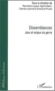 Cover of: Dissemblances - jeux et enjeux du genre