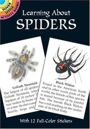 Cover of: Learning About Spiders (Learning about Books by Jan Sovak