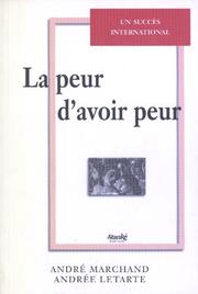 Cover of: La Peur d'avoir peur