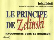 Cover of: le Principe de Zelinski by Ernie John Zelinski, Ernie John Zelinski