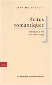 Cover of: Rictus romantiques  by Maxime Prévost